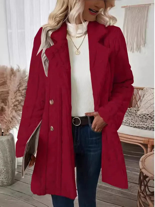 Women's Mid Length Fall Coat